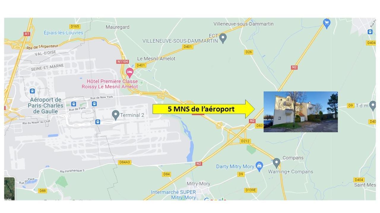 Le Stop N'Go Cdg - Airport - Asterix - Paris Thieux  Exteriér fotografie